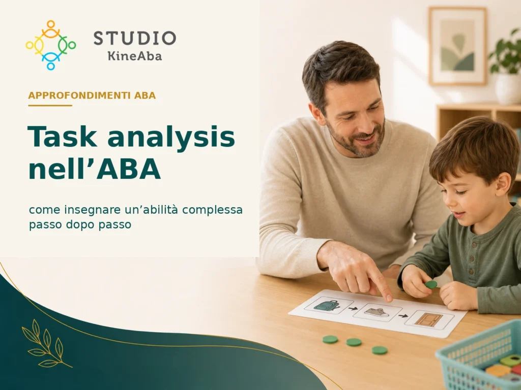 Task analysis nell’ABA durante l’insegnamento di una sequenza di abilità a un bambino